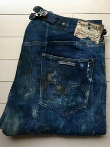 【1902モデルLEVIS×CHROME HEARTS】 極上 真紺NO2デニム 201 1900年代 34×32 リーバイス オリジナル クロムハーツ カスタム 506XX 501XX 