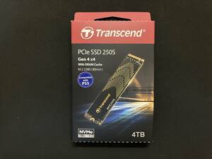 トランセンド 4TB SSD M.2(2280) NVMe PCIe Gen4×4 PS5動作確認済 TS4TMTE250S Transcend