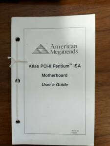 AmericanMegatrend AtLas PCI-Ⅱ マザーボード ユーザーズガイド