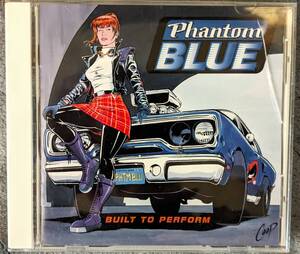 【同梱可】PHANTOM BLUE / BUILT TO PERFORM　ファントムブルー　国内盤　ケース前面上部右側にヒビあり（写真を参照ください）