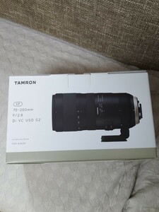 TAMRON SP 70-200mm F2.8 Di VC USD G2 NIKON A025 タムロン ニコン 元箱 マニュアル　ケース　取説 、レンズありません