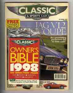 【d0663】97.10 CLASSIC AND SPORTSCAR／ジャガーV12クーペ、イセッタ/BMW600、マーコス／ギルバーン／ジネッタ、...