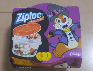 ★ディズニー★ziploc ジップロック★スクリュー★チップ&デール★ハロウィン限定デザイン★未使用★