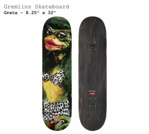 新品未開封 品薄 Supreme Gremlins Skateboard Greta グレタ シュプリーム スケートボード スケボーデッキ 
