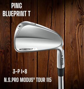 PING ピン BLUEPRINT T ブループリント アイアン 3-P 8本セット N.S.PRO MODUS3 TOUR 115