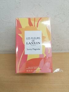 ◆【57970】未使用新品◆LANVIN　LES　FLEURS　DE　LANVIN　Sunny　Magnolia　オードトワレ　50ml　　箱付き◆