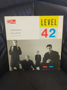 LEVEL 42 - LESSONS IN LOVE（EXTENDED VERSION）【12inch】1985