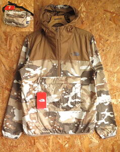 新品☆本物 THE NORTH FACE CAMO PULLOVER JACKET Sサイズ ノースフェイス カモ柄 ナイロン プルオーバー ジャケット パタゴニア USA