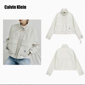 【完全新品未使用】Calvin Klein Jeans カルバンクライン ライトグリーンジャンパー ジャケット