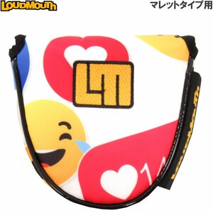 1円☆Loudmouth ラウドマウス LM-HC0008 パターカバー マレットタイプ用 Text Me テキストミー(304)★送料無料★