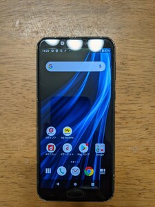 IY1006 docomo SIMフリー AQUOS sens2 SH-01L SHARP 4Gスマホ 簡易確認＆簡易清掃＆初期化OK 判定○ WebにてSIMロック解除受付手続済