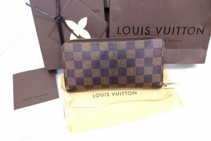 LOUISVUITTON ルイヴィトン ダミエ 長財布 ジッピーウォレット ラウンドファスナー 財布 LH1.80