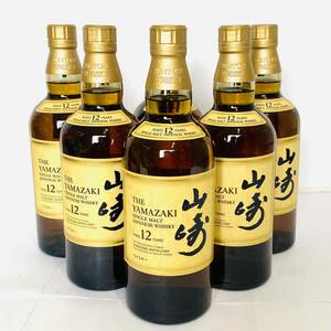 【宮城県限定発送】未開栓 SUNTORY サントリー 山崎12年 6本セット 700ml 43% ウイスキー シングルモルト