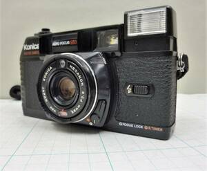 K　　Konica AUTO DATE Focus 二眼レフ　フィルムカメラ　約474g　現状品　売り切り