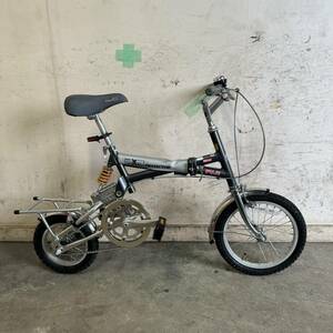 □岐阜発　△ FUJI / 小径折りたたみ自転車 / 変速無し / フロント16インチ / リヤ12.5インチ / 走行確認 / R6.1/26□