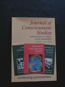 Journal of Consciousness Studiescontroversies science and the humanities 継続解説　