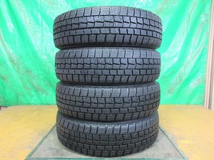 DUNLOP WINTERMAXX WM01 165/65R14 4本 No.3686下 スタッドレス 冬タイヤ 70％残溝