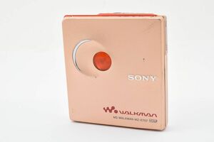 SONY MZ-E707 ピンク ポータブルMDプレーヤー(電池欠品)(2186746