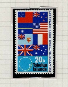 切手・トケラウ諸島 ・ 南太平洋委員会設立25周年記念・1972年・A-01(6)