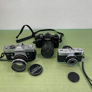 ♪フィルムカメラ Canon MINOLTA OLYMPUS 3点