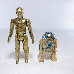 【当時物】オールドケナー スター・ウォーズ C3PO＆R2D2　1977年・香港製　刻印有り