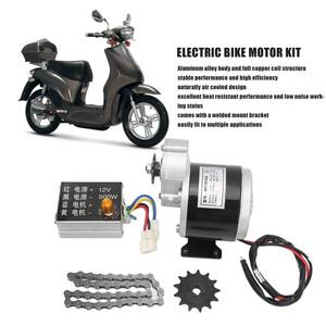 #21T-E0ER 電動自転車モーターキット 12V 350W ギヤードモーター 12V 500W ブラシ付きコントローラー 13T ギア 38 リンクチェーンキット