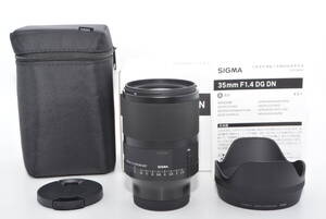 【特上品】 シグマ(Sigma) SIGMA シグマ Sony Eマウント レンズ 35mm F1.4 DG DN 単焦点 広角 フルサイズ Artミラーレス専用　#7198