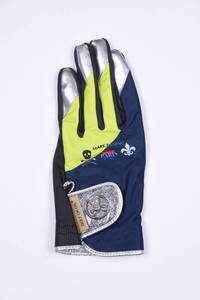 正規品★MARK&LONA マーク＆ロナ★ATLAS GLOVE サークルスカルプレートトリコットグローブ★M（23〜24cm）左手用【MLS-2C-SG04】シルバー銀