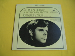 鮮LP. Stephen Bishop. ステファン・ビショップ「A Beethoven Recital」ＵＳ盤