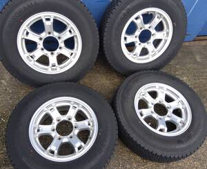 名古屋市発 美品 ウェッズ キーラー フォース スタッドレス 純正サイズ 195/80R15 ハイエース 139.7 15×6ｊ+33 ヨコハマ アイスガード