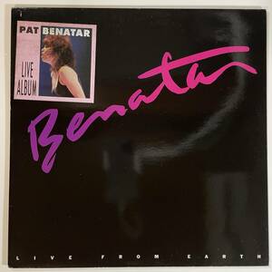 9309 【UK盤★美盤】 PAT BENATAR/LIVE FROM EARTH