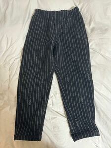 Stussy x Nike Striped WoolPants Blackステューシーxナイキ ストライプウールパンツ ブラッグ ストライプ ブラック パンツ