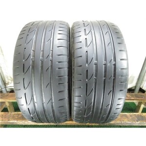 ブリヂストン POTENZA S001 235/50R17 96Y 2本/札幌市手渡し可/中古オンロードタイヤ(夏タイヤ) F_Q