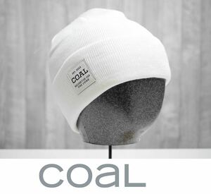 【新品:送料無料】24 COAL THE UNIFORM MID - WHITE コール ニット帽 スノーボード 帽子