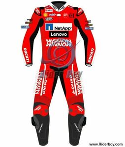 海外 送料込み 　高品質　アンドレア・ドヴィツィオーゾ　レーシング　レザースーツ　 MOTOGP サイズ各種　本革レプリカ２