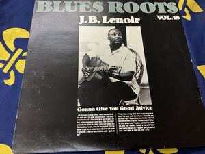 J.B.Lenoir★中古LP独盤「J.B.ルノアー～Blues Roots Vol.18」