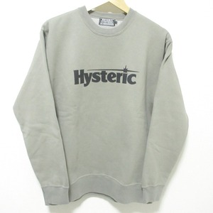 美品 24AW HYSTERIC GLAMOUR ヒステリックグラマー FLYING V 裏起毛 スウェット トレーナー L オリーブ