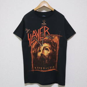 ■SLAYER スレイヤー■REPENTLESS プリント Tシャツ■メンズ SM ブラック 黒■スラッシュ メタル ロック バンド バンT ビンテージ cd dvd