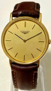 1円～ LONGINES ロンジン L4.637.2 ゴールド文字盤 メンズ レディース クォーツ アンティーク ジャンク 腕時計