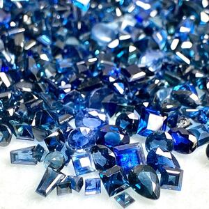 1円〜!!小粒大量!!〔天然サファイアおまとめ200.5ct〕j 約40.1g ルース 裸石 宝石 sapphire コランダム jewelry ジュエリー w4 た68