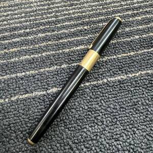 【T1113②】PILOT パイロット 14k キャップ 黒 ブラック 万年筆 筆記用具 ペン 文具 14金　筆記未確認