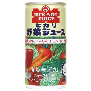 ヒカリ　野菜ジュース（食塩無添加）　【190gＸ30本セット　光食品株式会社　0231】【配送ゆうパック】