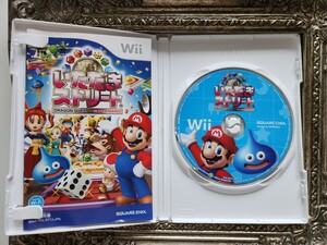 定価4400円★中古スクウェアエニックス★いただきストリートWii (ソフト単品版) 取扱説明書付き★ドラクエマリオみんなで楽しめる 1～4人用