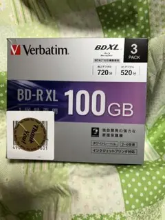 新品☆Verbatim☆BD-R XL☆100GB☆3枚組☆バーベイタム