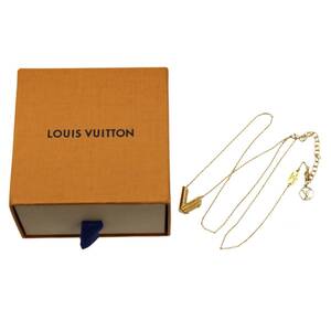 LOUIS VUITTON/ルイヴィトン LV＆ME Vネックレス ゴールド M61077 LE1129 ES ABランク