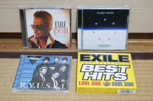 ■中古『EXILE ATSUSHI 三代目JSoul Bro4枚まとめて』MELROSE/PLANET SEVEN/BEST HITS LOVE SOUL/R.Y.U.S.E.I.　CD・DVD