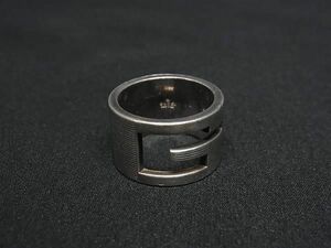 1円 GUCCI グッチ ブランデッドG SV925 リング 指輪 アクセサリー 約9号 レディース シルバー系 FC6580