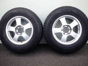 LAND CRUISER PRADO 120 150プラド +25 6H社外アルミ 265/65R17 スタッドレスブリヂストンブリザック DM-Z3パジェロサーフサファリテラノ