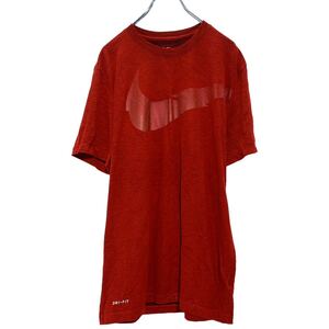 NIKE 半袖 プリント Tシャツ M レッド 赤 ナイキ スポーツ ロゴ 古着卸 アメリカ仕入 a503-7285