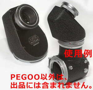 PEGOO／16487 ライカ ビゾフレックスⅠ用 正立正像 45度４Ｘルーペ◆よくあるプリズムセンター部の陰りは有りません。◆１箇所数ミリのスレ